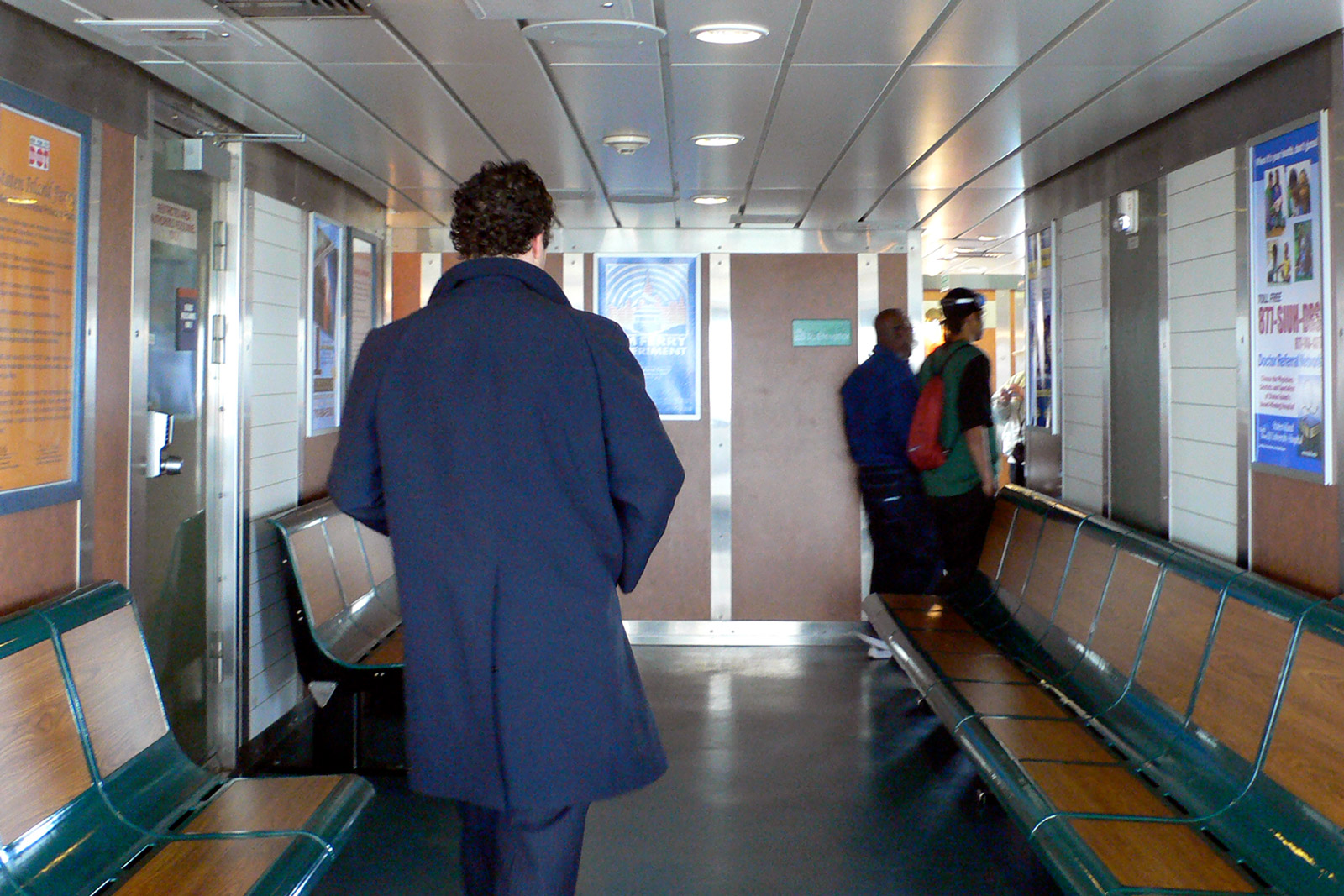 Ryan Holsopple of 31 Down performing “Innocent Eavesdropper” live on the Staten Island Ferry as it moves across Upper New York Bay