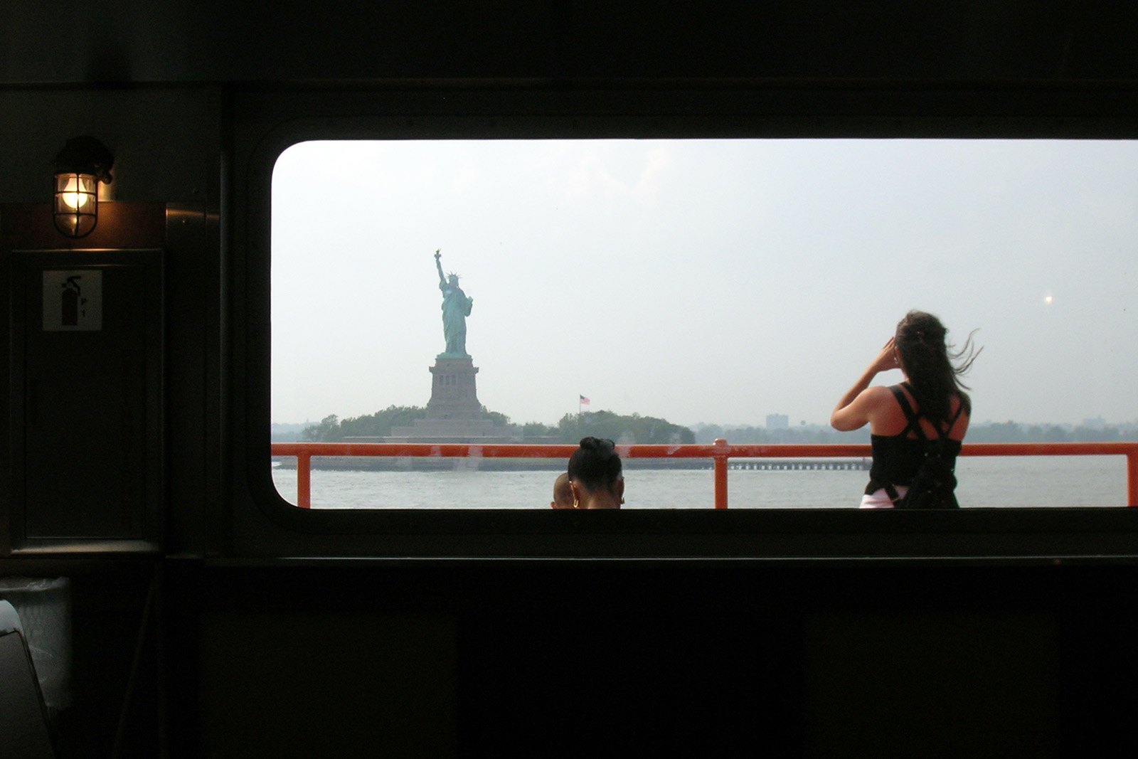 Statue of Liberty view from the Staten Island Ferry.